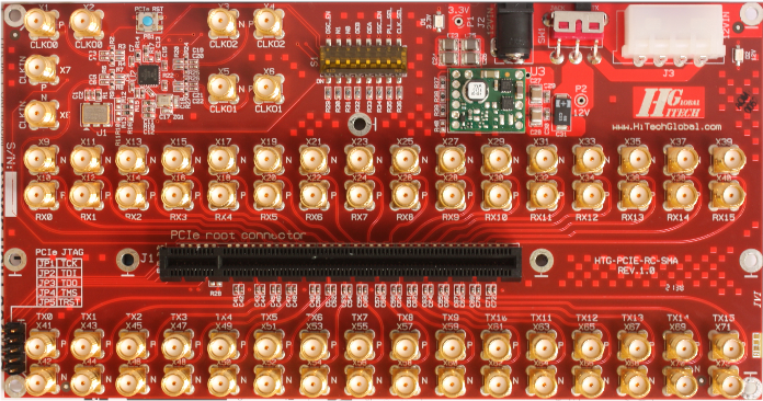 16 Lane PCI Express Gen4 / SMA Breakout Board