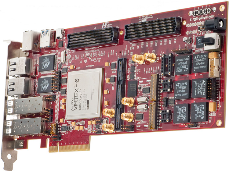Xilinx Virtex 6 Pci Express Gen 2 Usb 3 0 Sfp Board