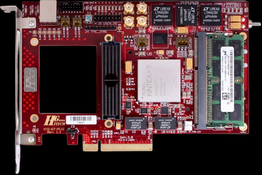 デスクトップPC,i7-3770K,GTX680 Xilinx Kintex-7 PCI Express Gen2 / Gen3 Board